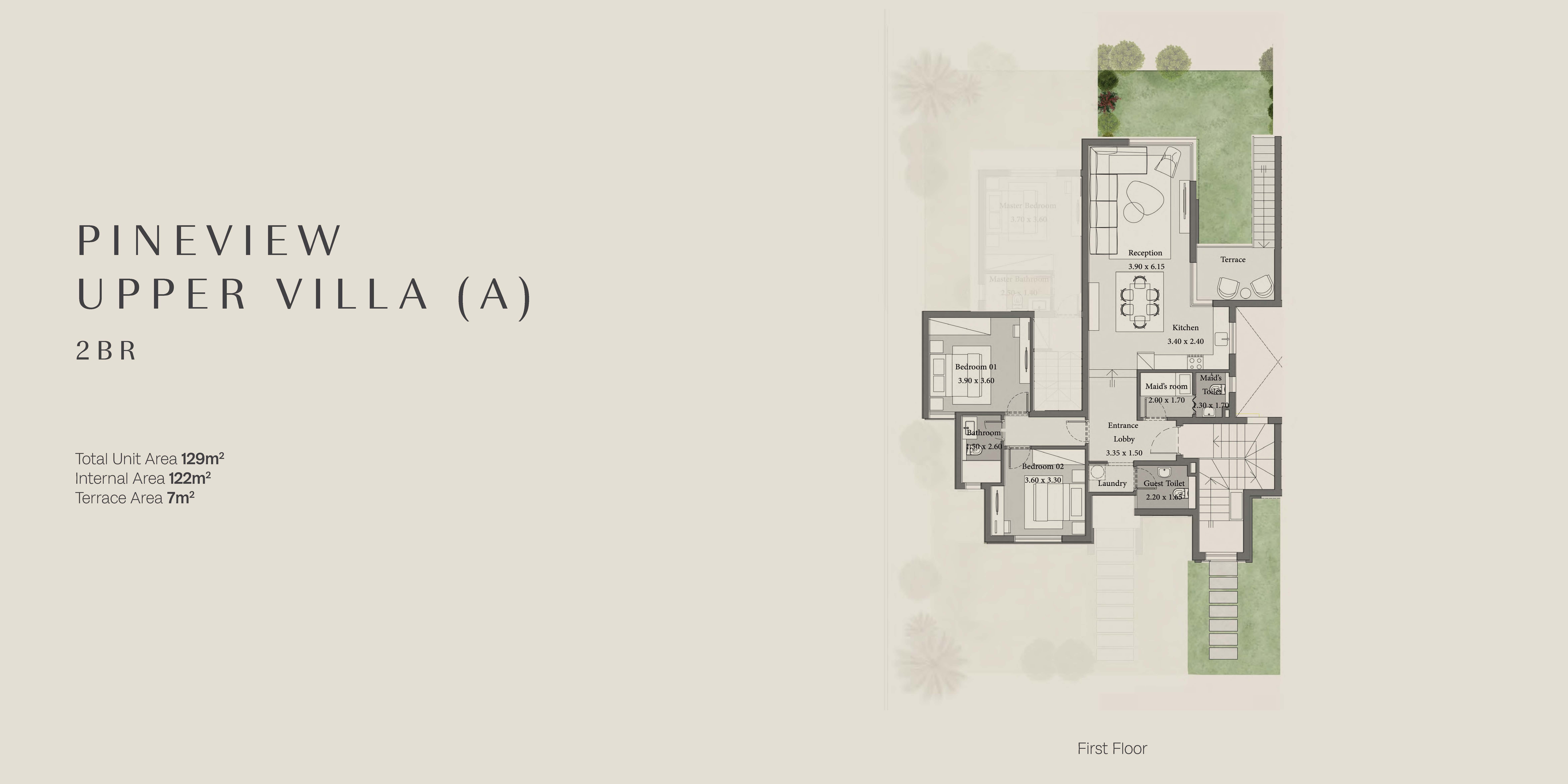 Floor plan for duplex at Pine Lanes