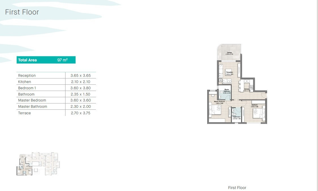 Floor plan for chalet at Hyde Park North - Seashore