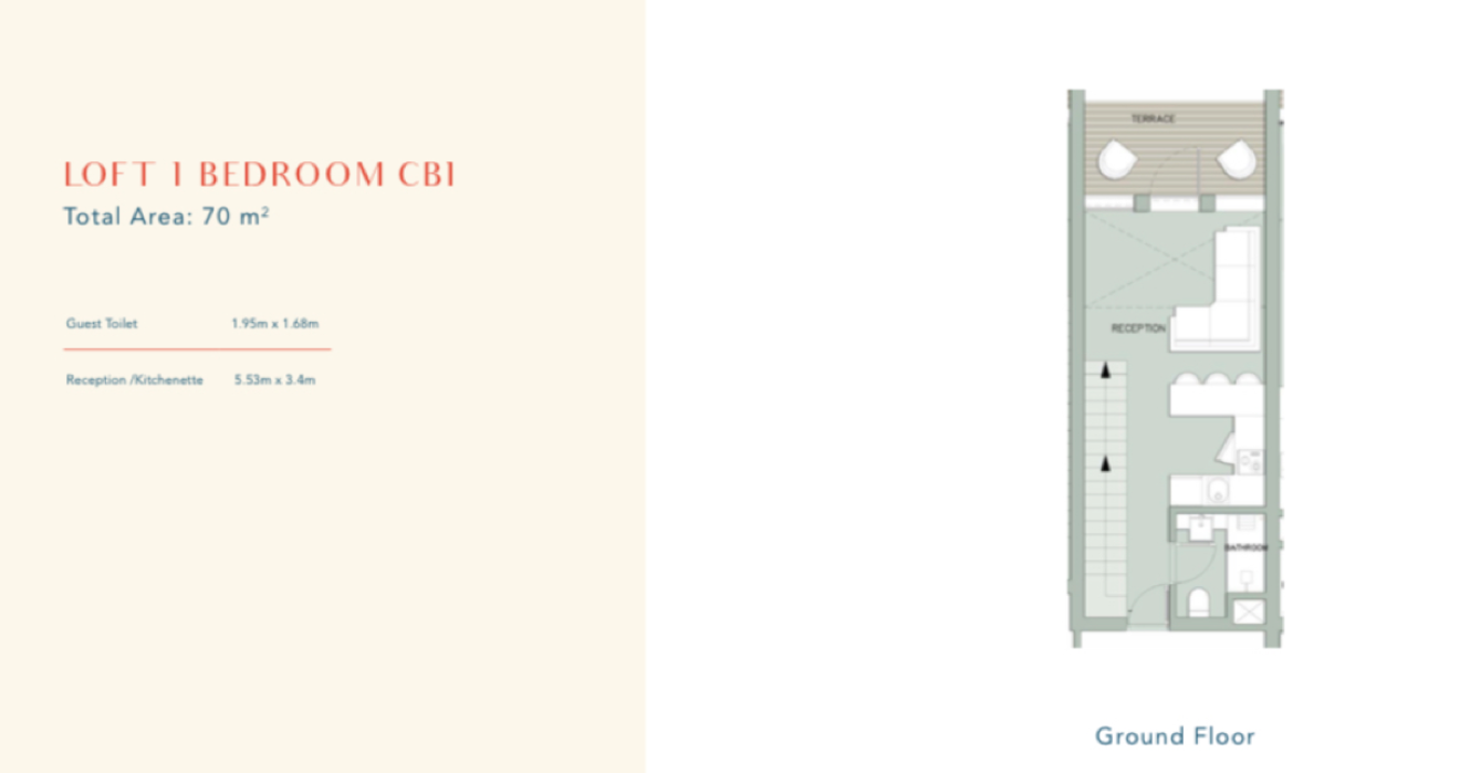 Floor plan for  at Il Monte Galala