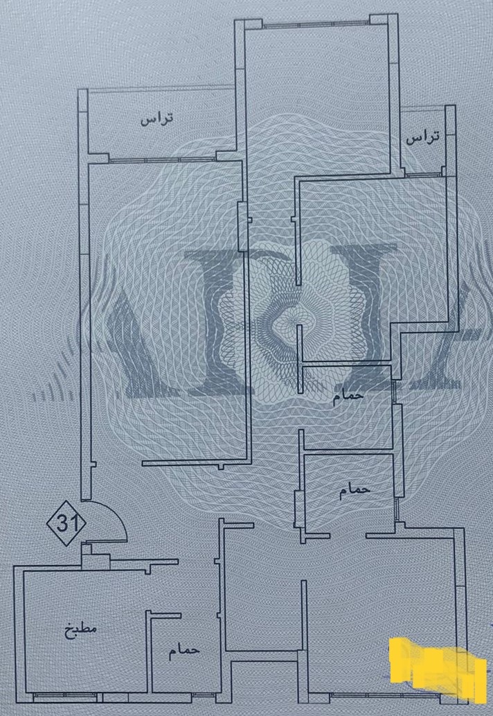 Floor plan for apartment at Aria