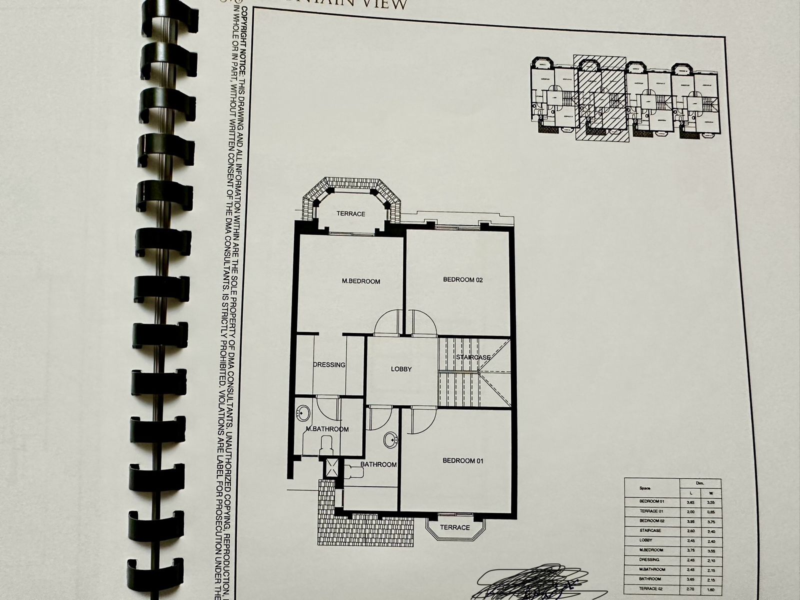 Floor plan for townhouse at Mountain View iCity October