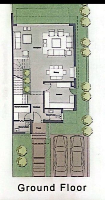Floor plan for townhouse at Badya