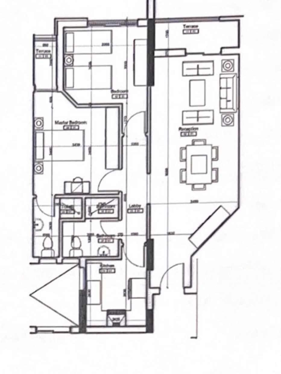 Floor plan for apartment at Nyoum Mostaqbal City