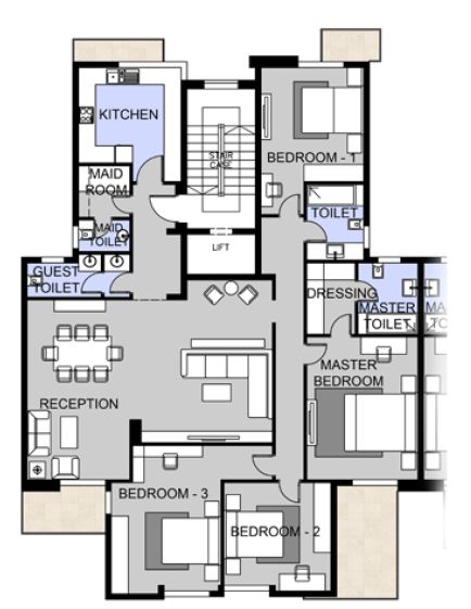 Floor plan for  at Sun Capital