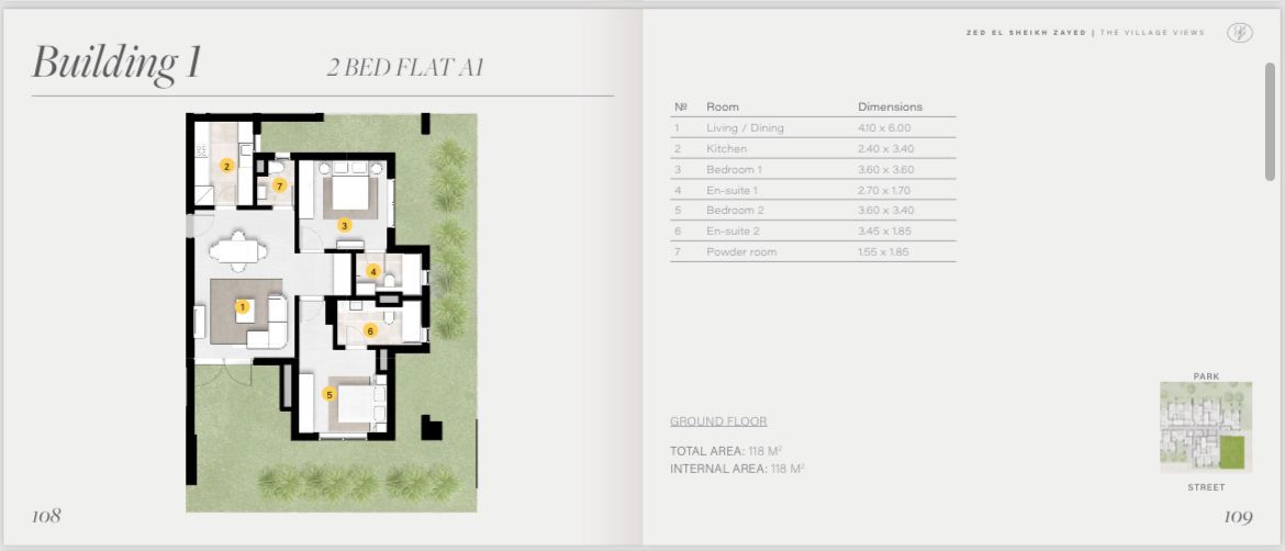 Floor plan for apartment at ZED