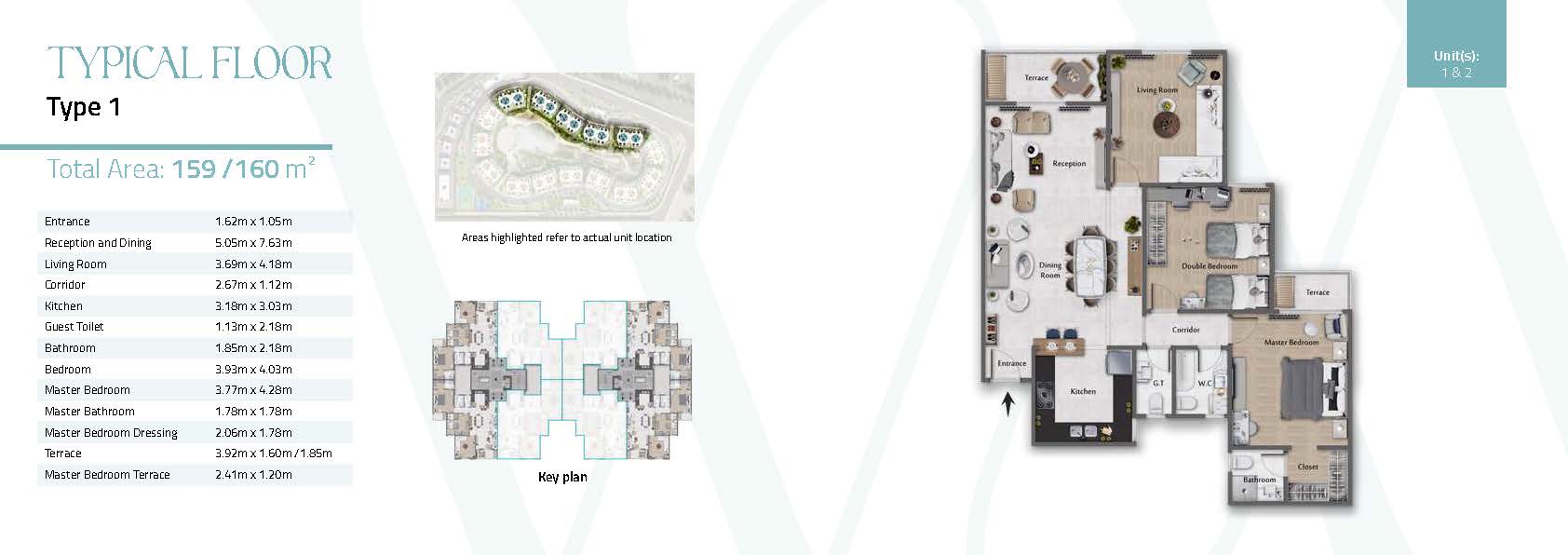 Floor plan for apartment at Rock White