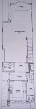 Floor plan for duplex at Mountain View Hyde Park