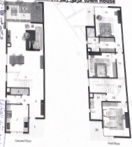Floor plan for townhouse at Hadaba
