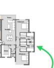 Floor plan for apartment at Badya