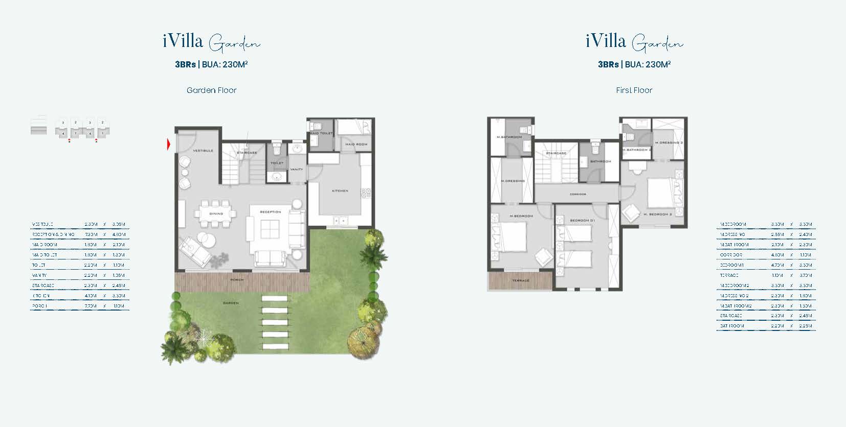 Floor plan for duplex at Aliva Mountain View Mostakbal City