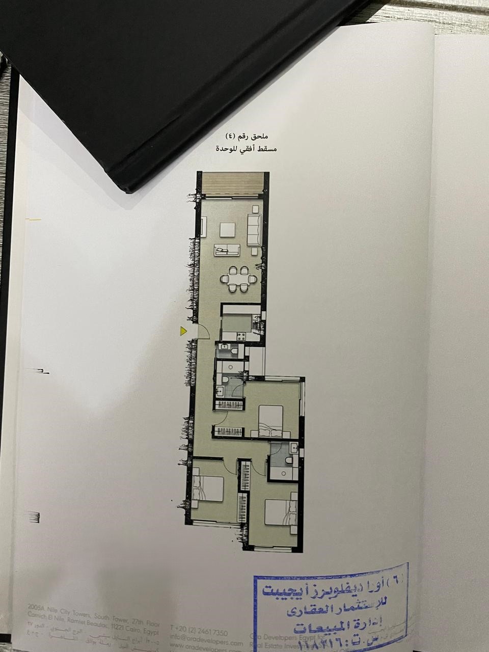 Floor plan for apartment at ZED East