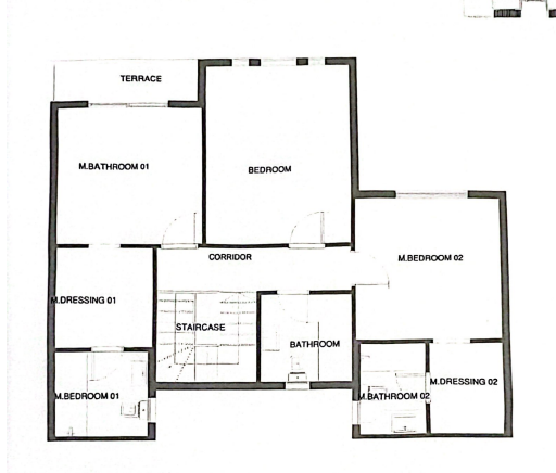 Floor plan for duplex at Aliva Mountain View Mostakbal City