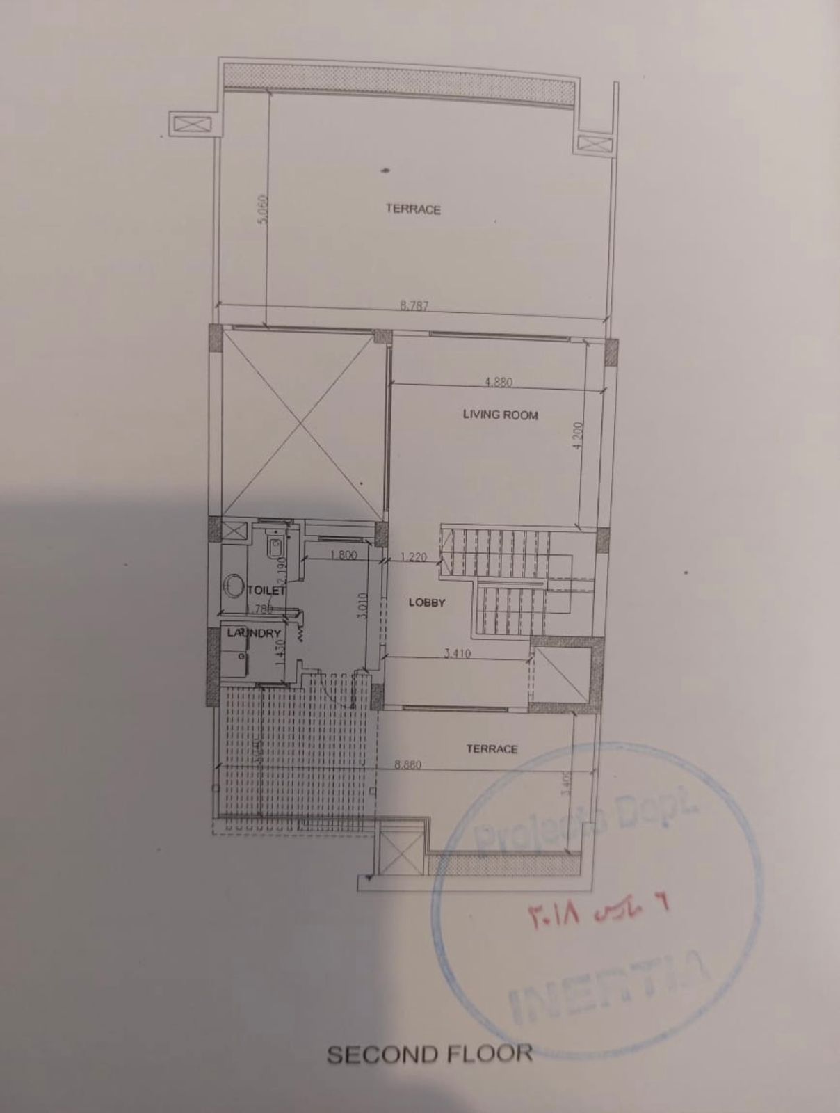Floor plan for townhouse at Joulz