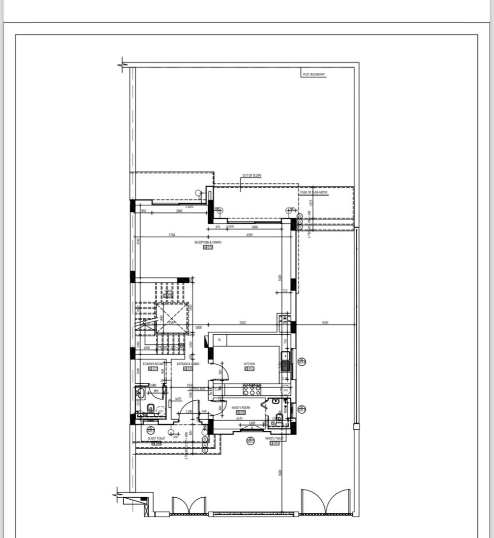 Floor plan for townhouse at Swanlake Residences