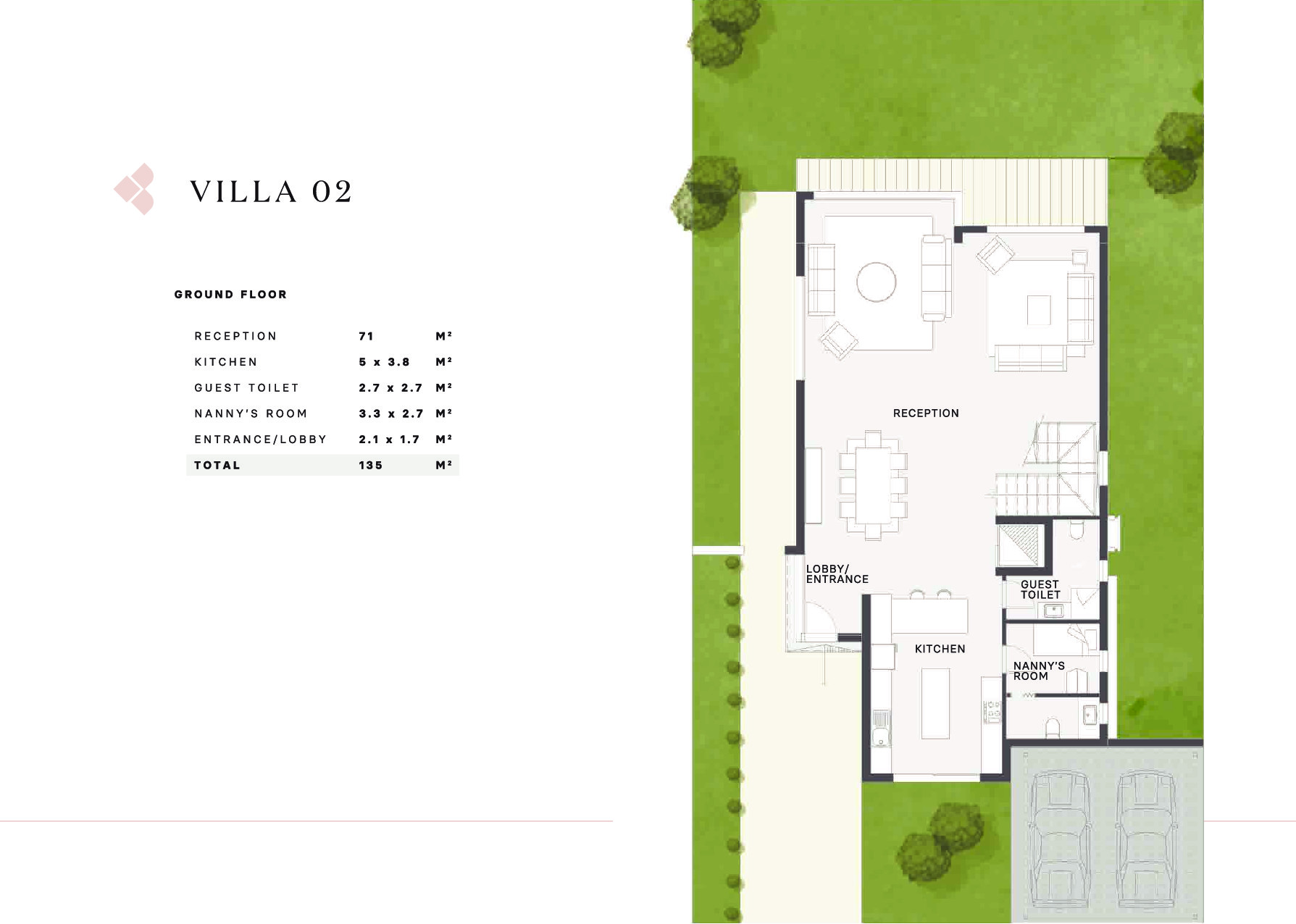 Floor plan for villa at Al Karma Gates