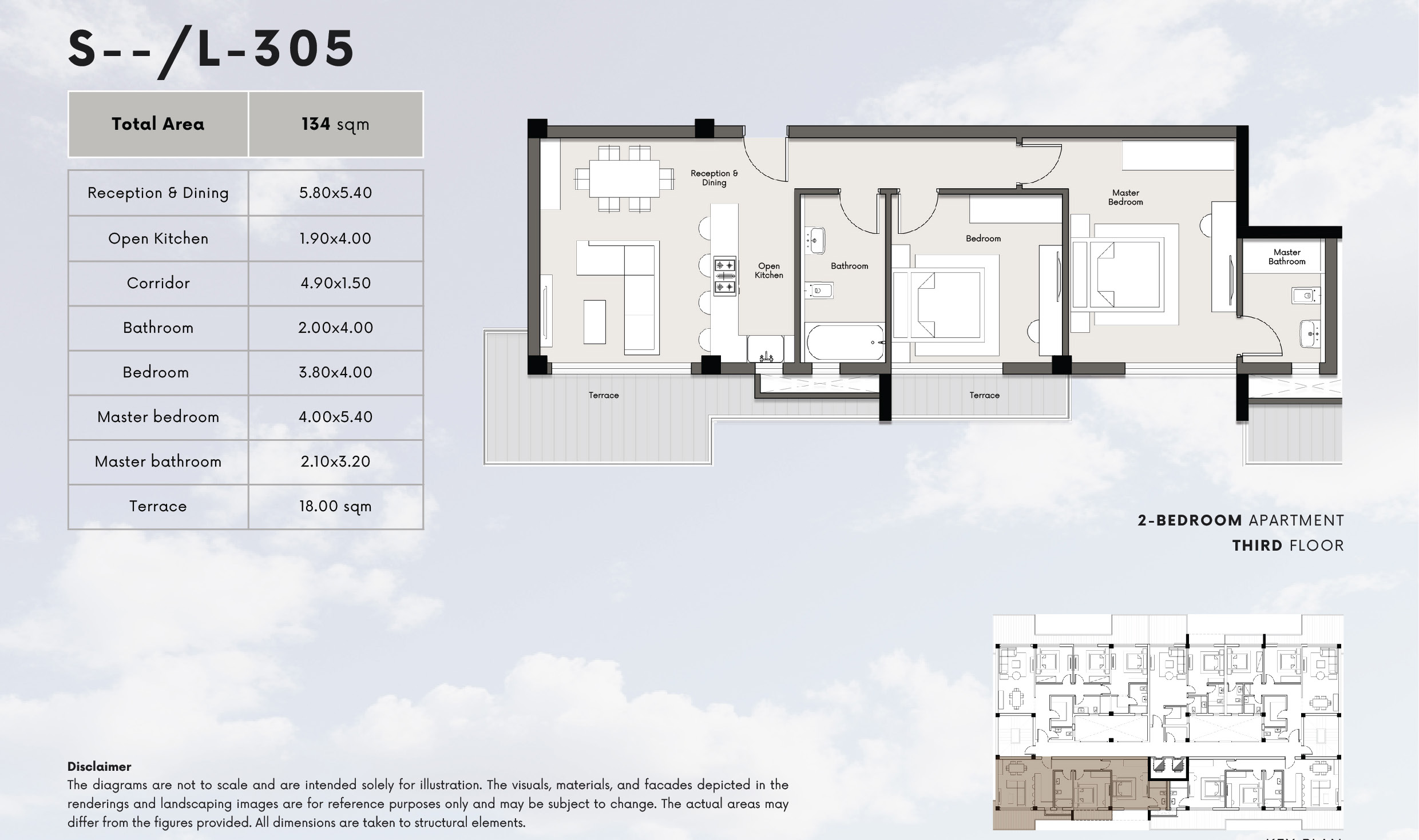 Floor plan for apartment at Kite