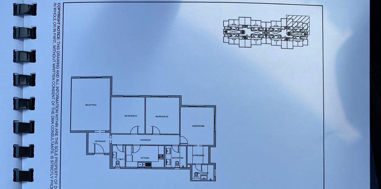 Floor plan for apartment at Mountain View ICity New Cairo