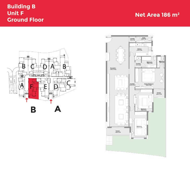 Floor plan for apartment at Capital Heights 2