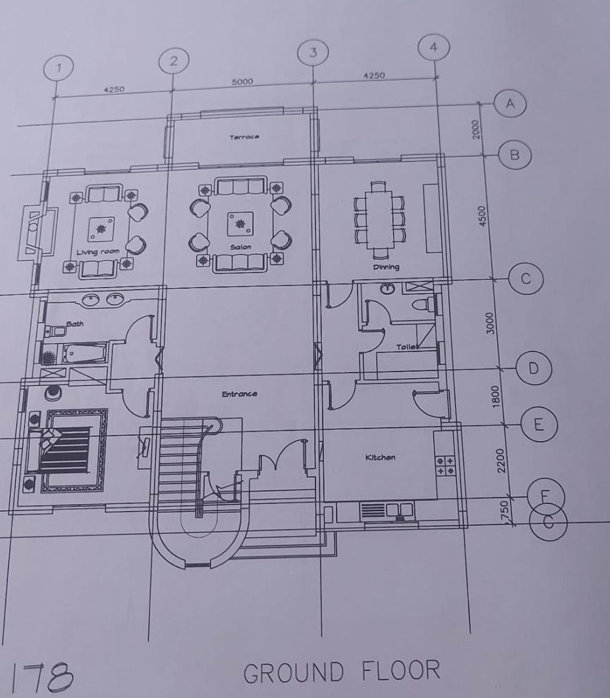 Floor plan for villa at October Hills 2