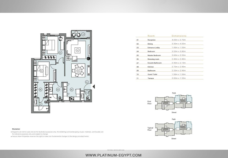 Floor plan for apartment at Swanlake Residences