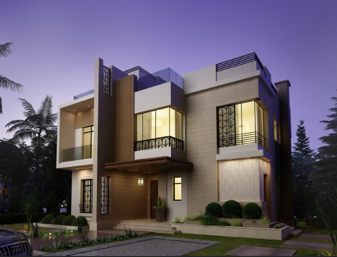 Floor plan for villa at ALMA