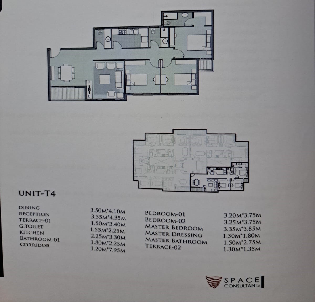 Floor plan for apartment at Dejoya Residence