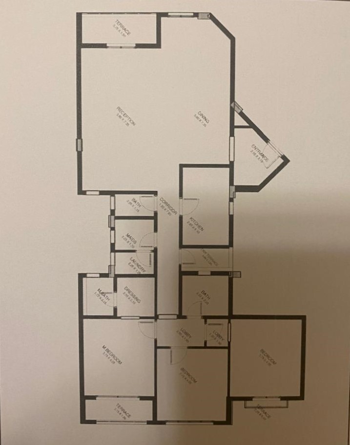 Floor plan for apartment at The Loft
