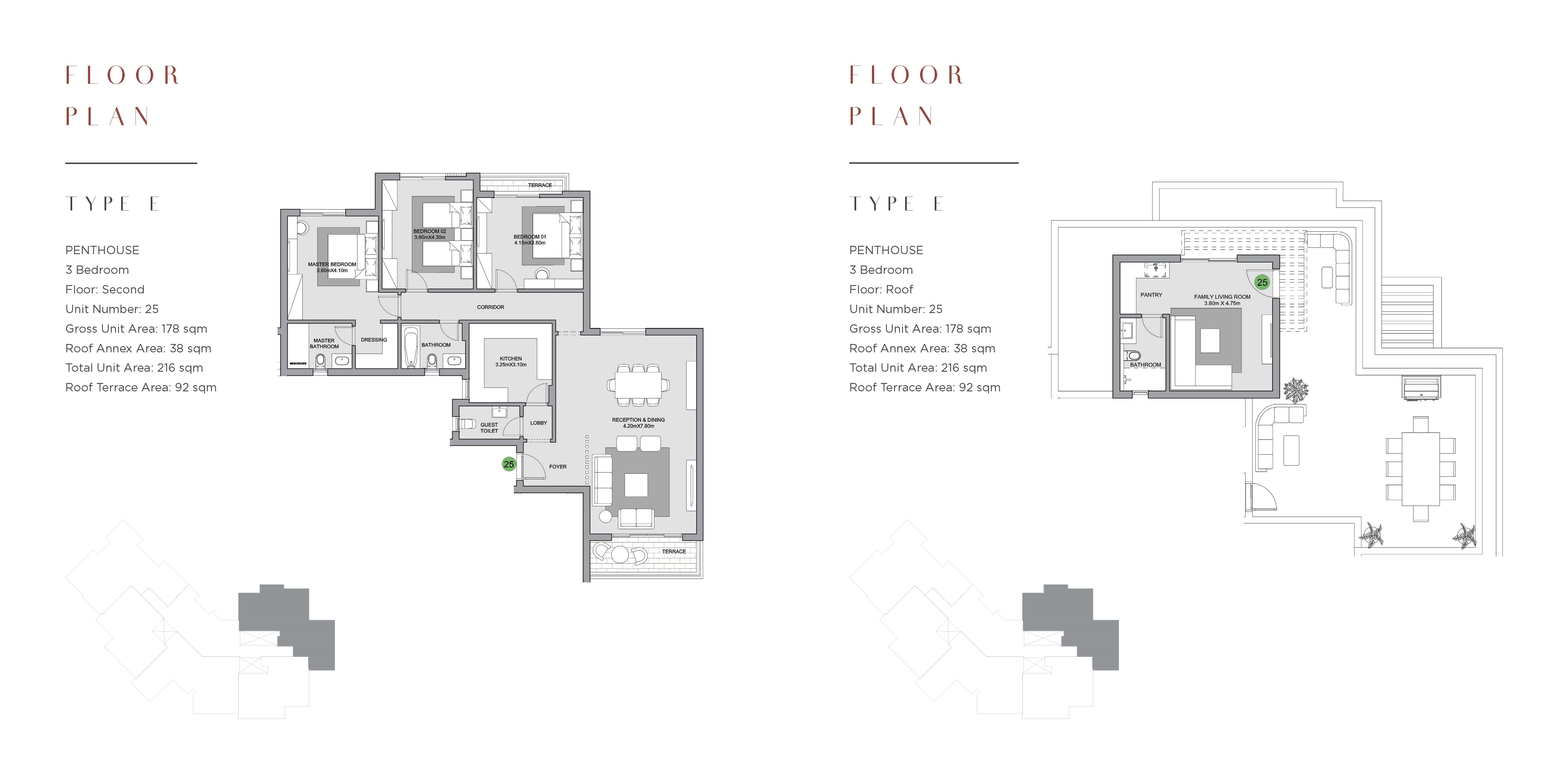 Floor plan for apartment at The Estates Residence