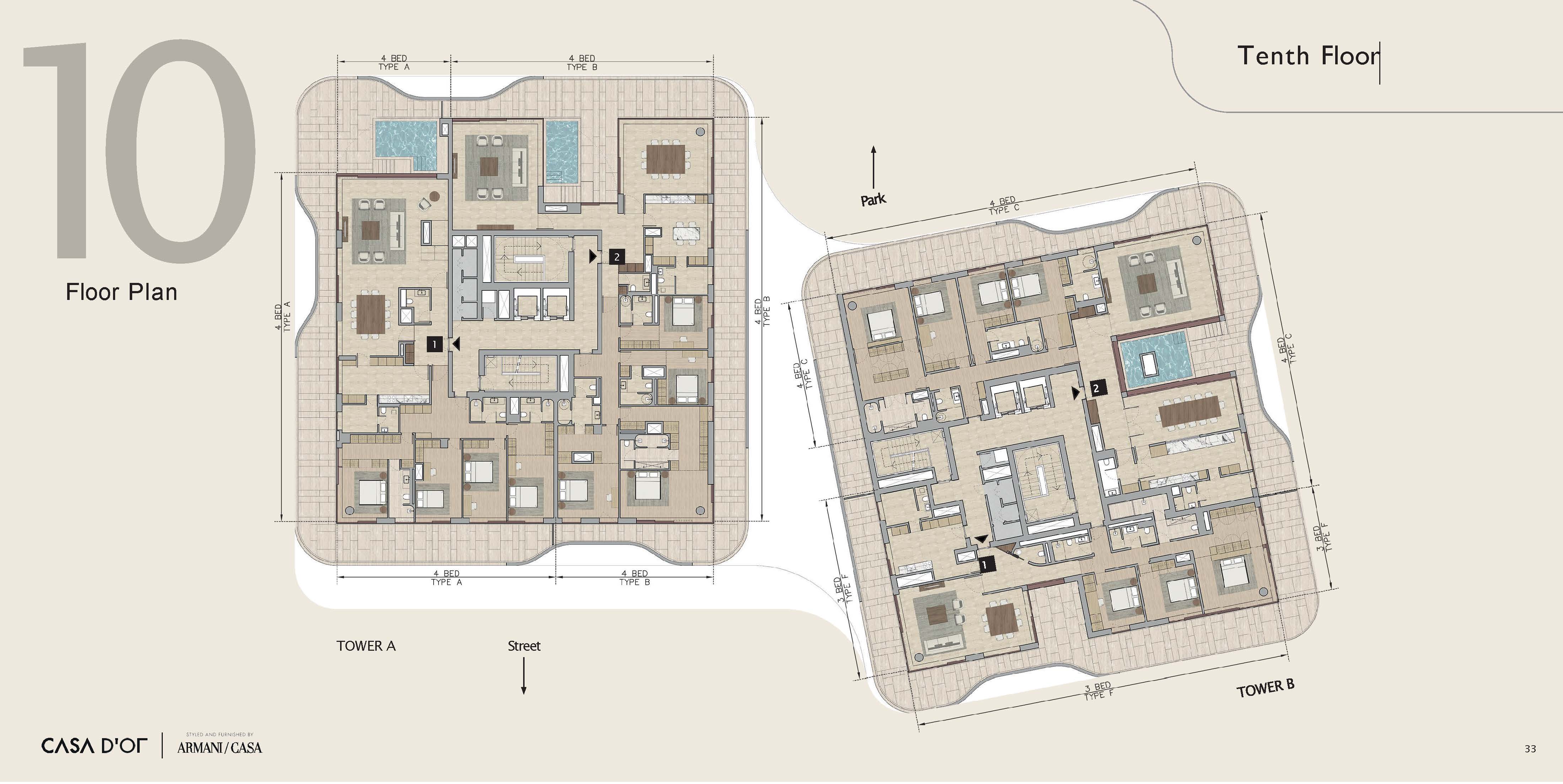 Floor plan for apartment at ZED