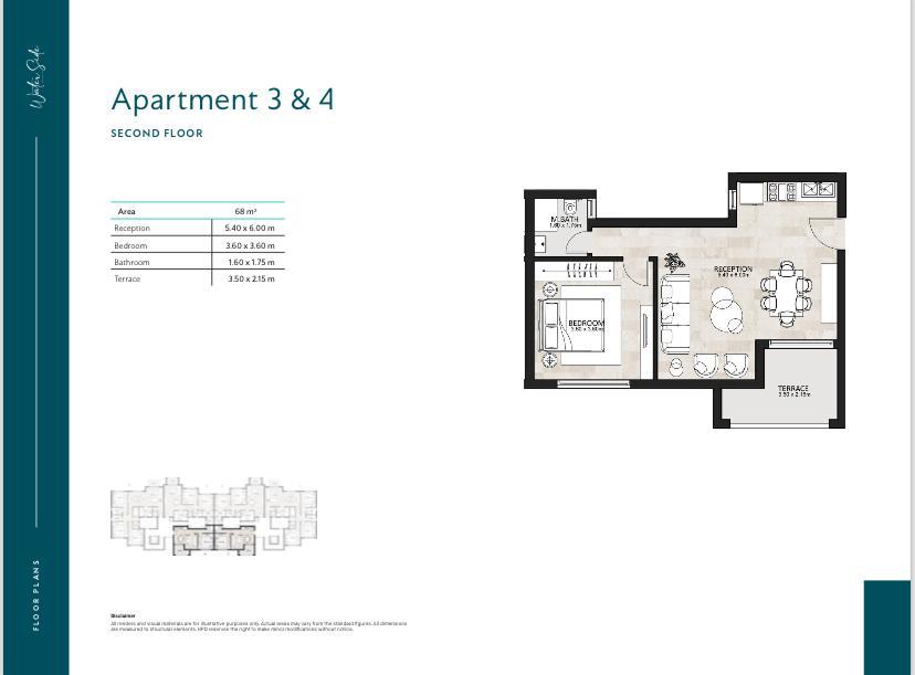 Floor plan for apartment at Garden Lakes
