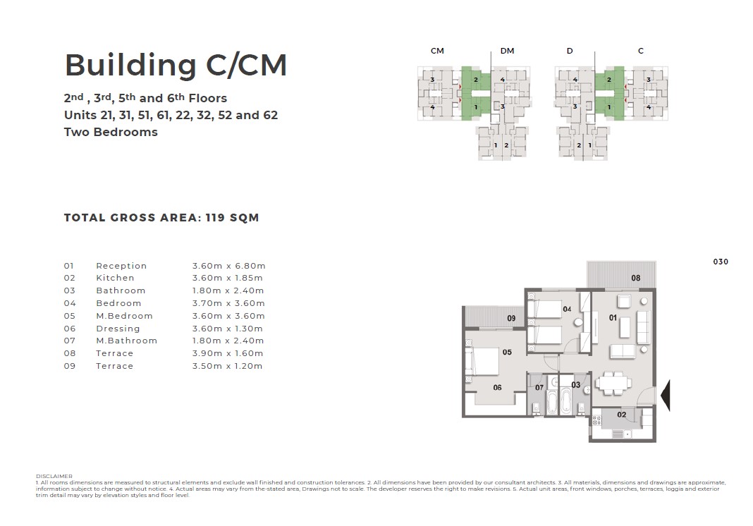 Floor plan for apartment at Il Bosco City
