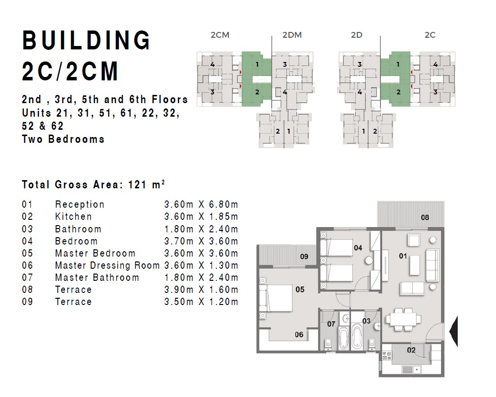 Floor plan for apartment at Il Bosco City