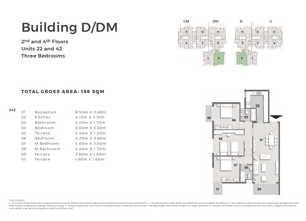 Floor plan for apartment at Il Bosco City