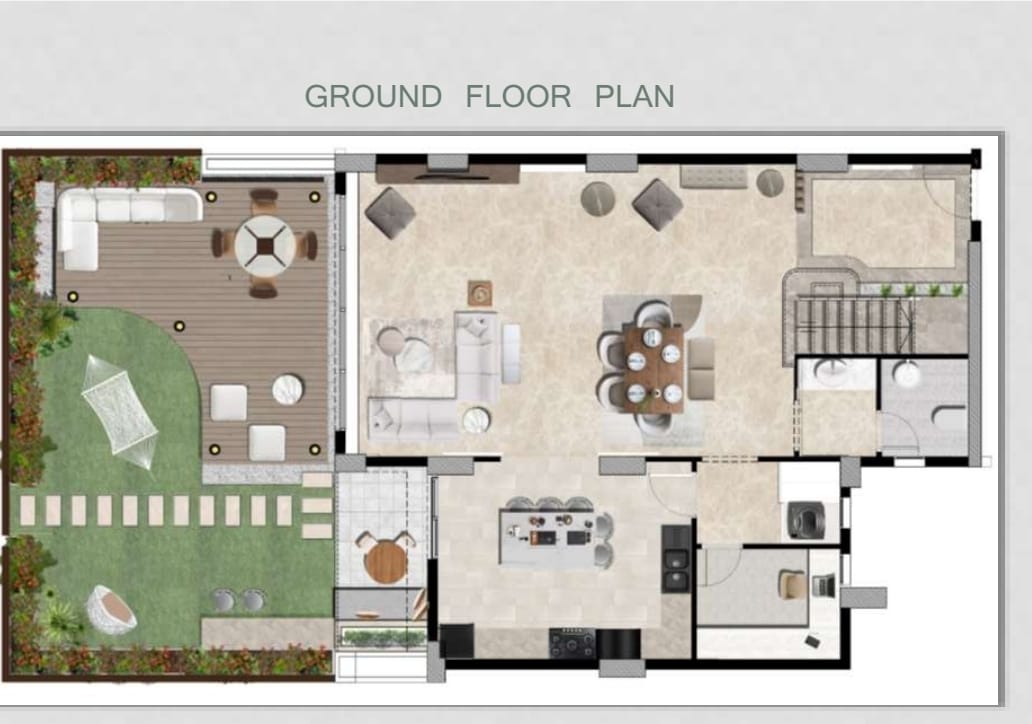 Floor plan for duplex at Mountain View ICity New Cairo