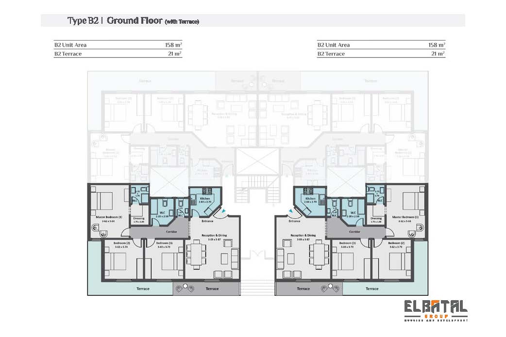 Floor plan for apartment at Rock Vera