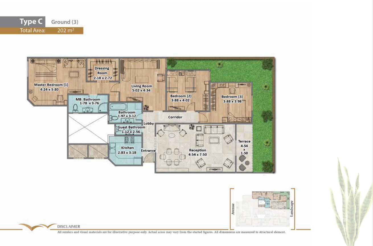 Floor plan for apartment at Rock Eden