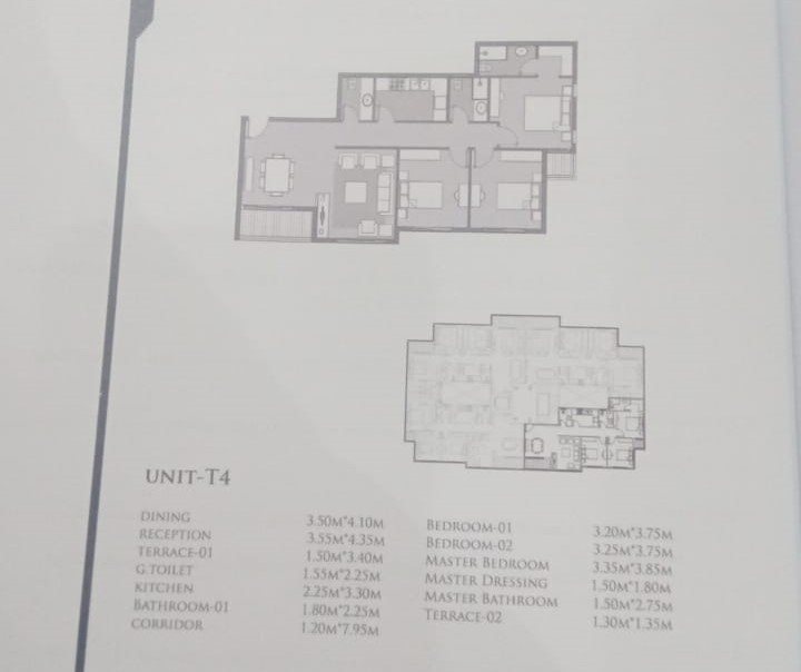 Floor plan for apartment at Dejoya Residence