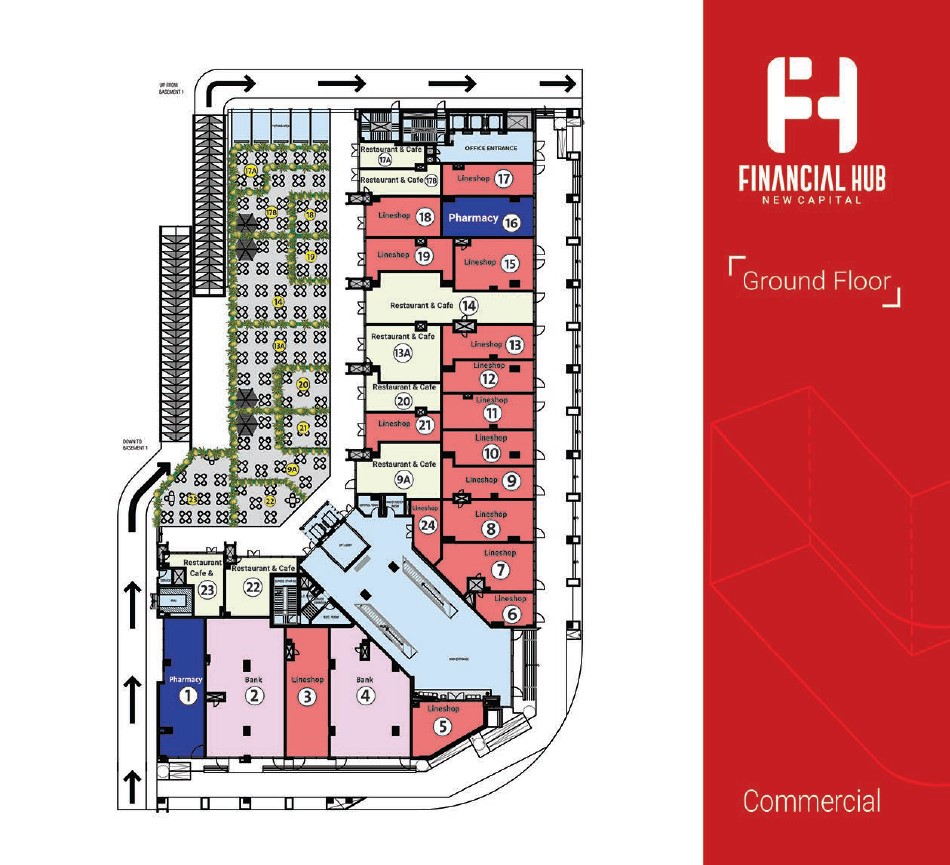 Floor plan for  at Financial Hub