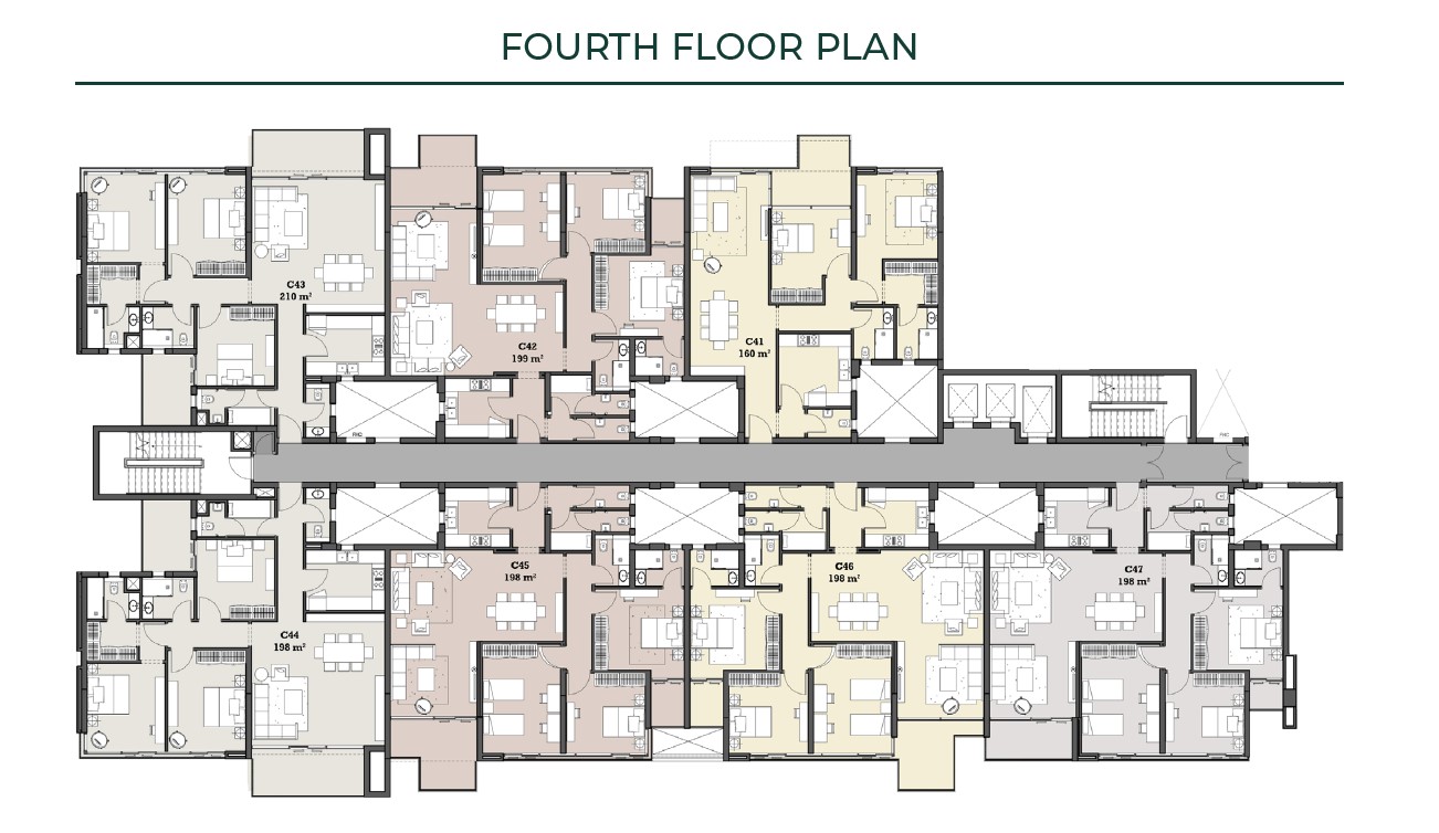 Floor plan for apartment at The View Waterway