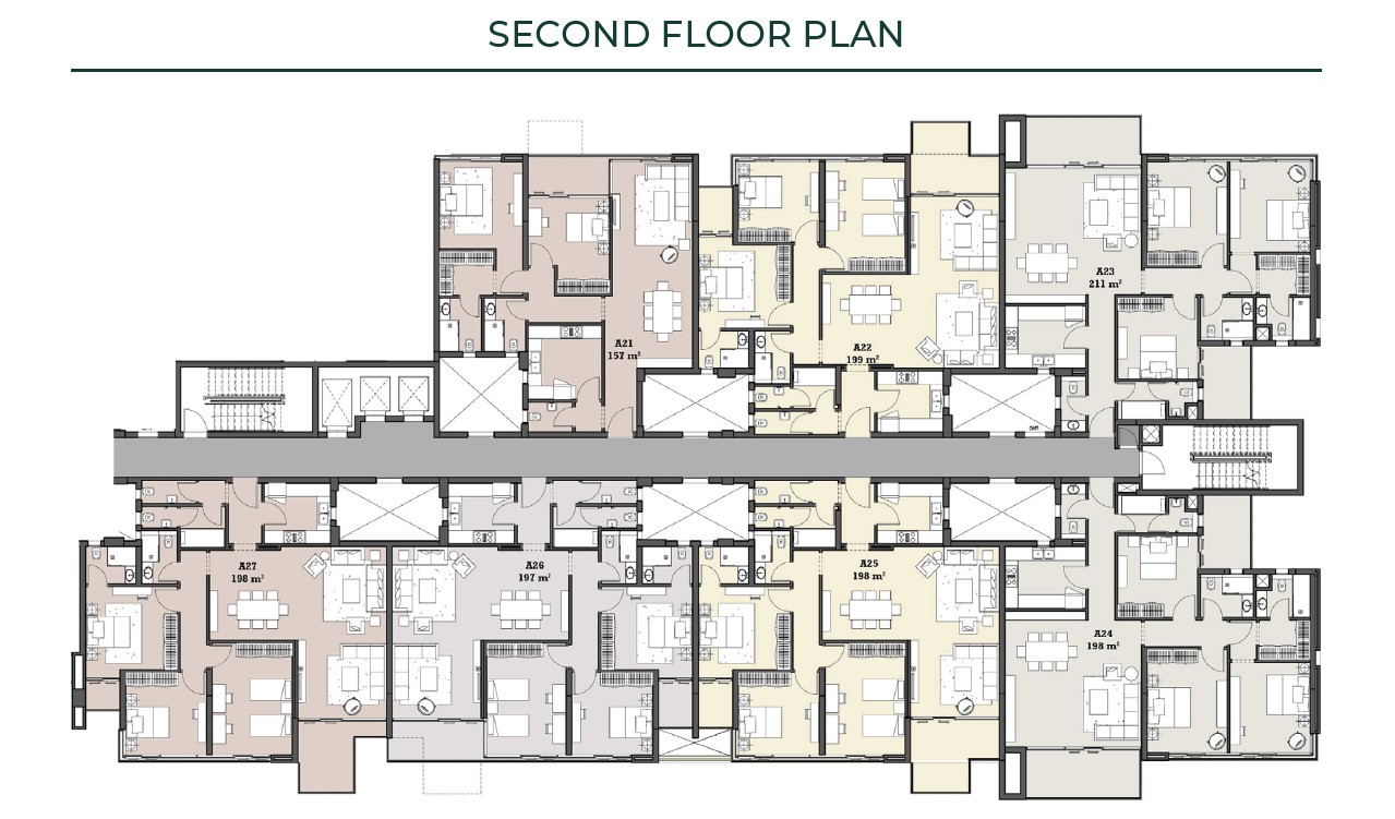Floor plan for apartment at The View Waterway