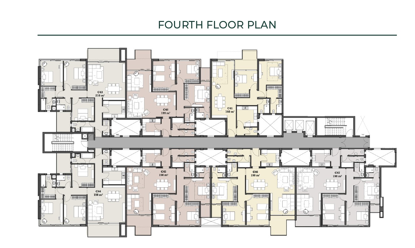 Floor plan for apartment at The View Waterway