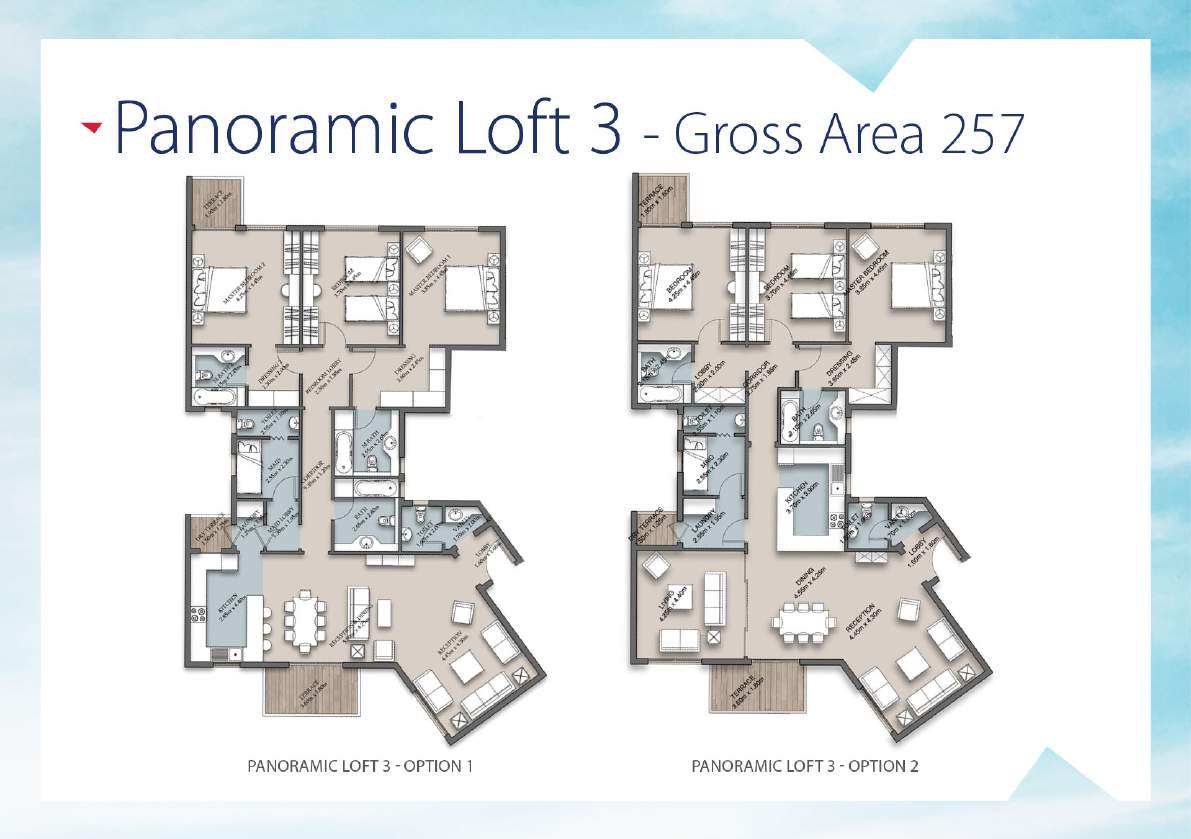 Floor plan for apartment at The Loft