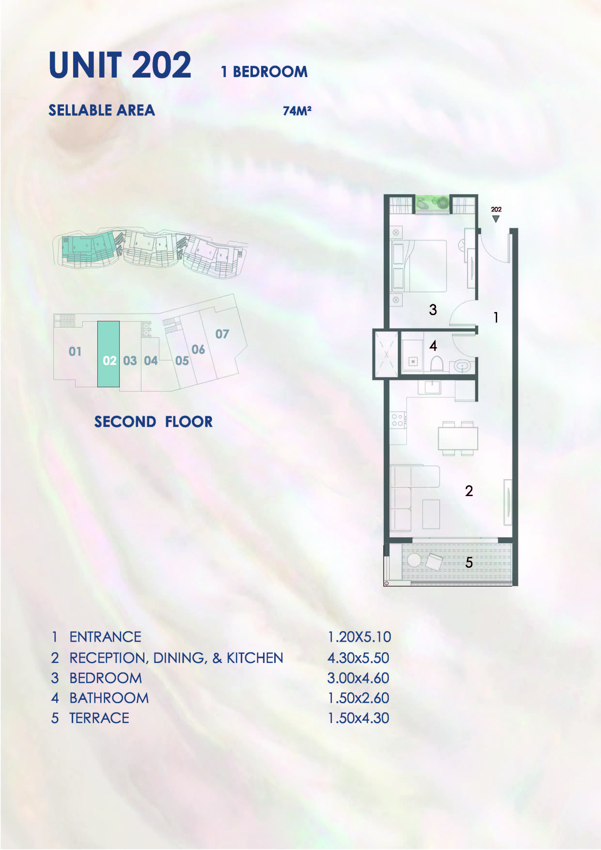 Floor plan for chalet at El Masyaf