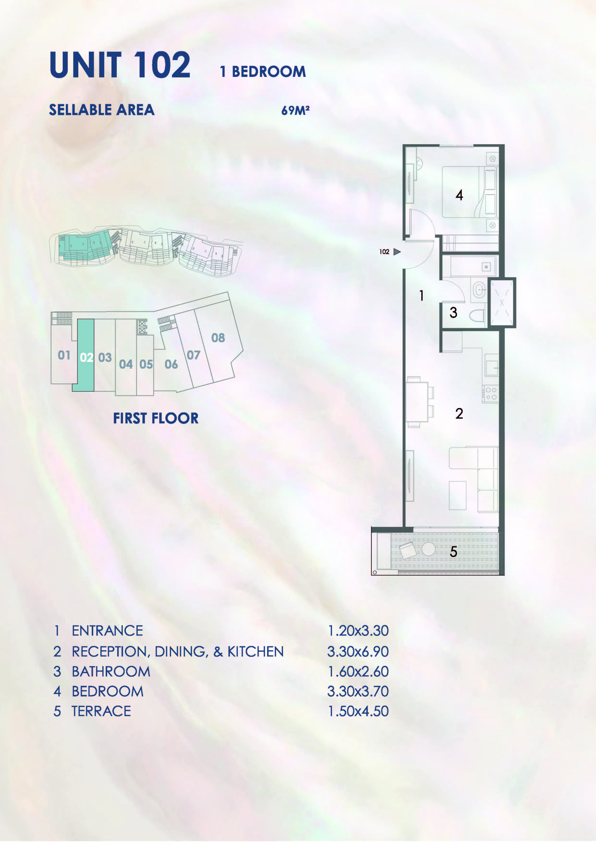 Floor plan for chalet at El Masyaf