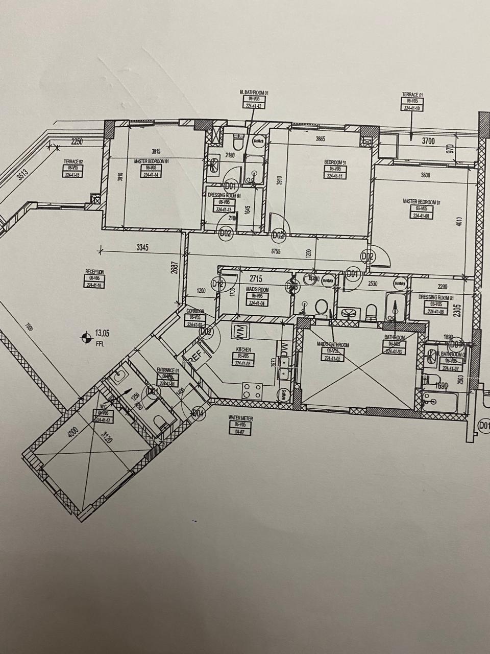 Floor plan for apartment at Swanlake Residences