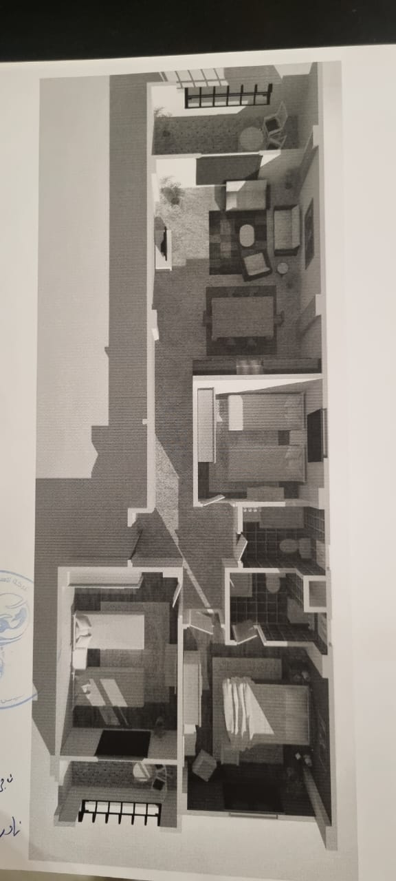 Floor plan for chalet at Lasirena Palm Beach