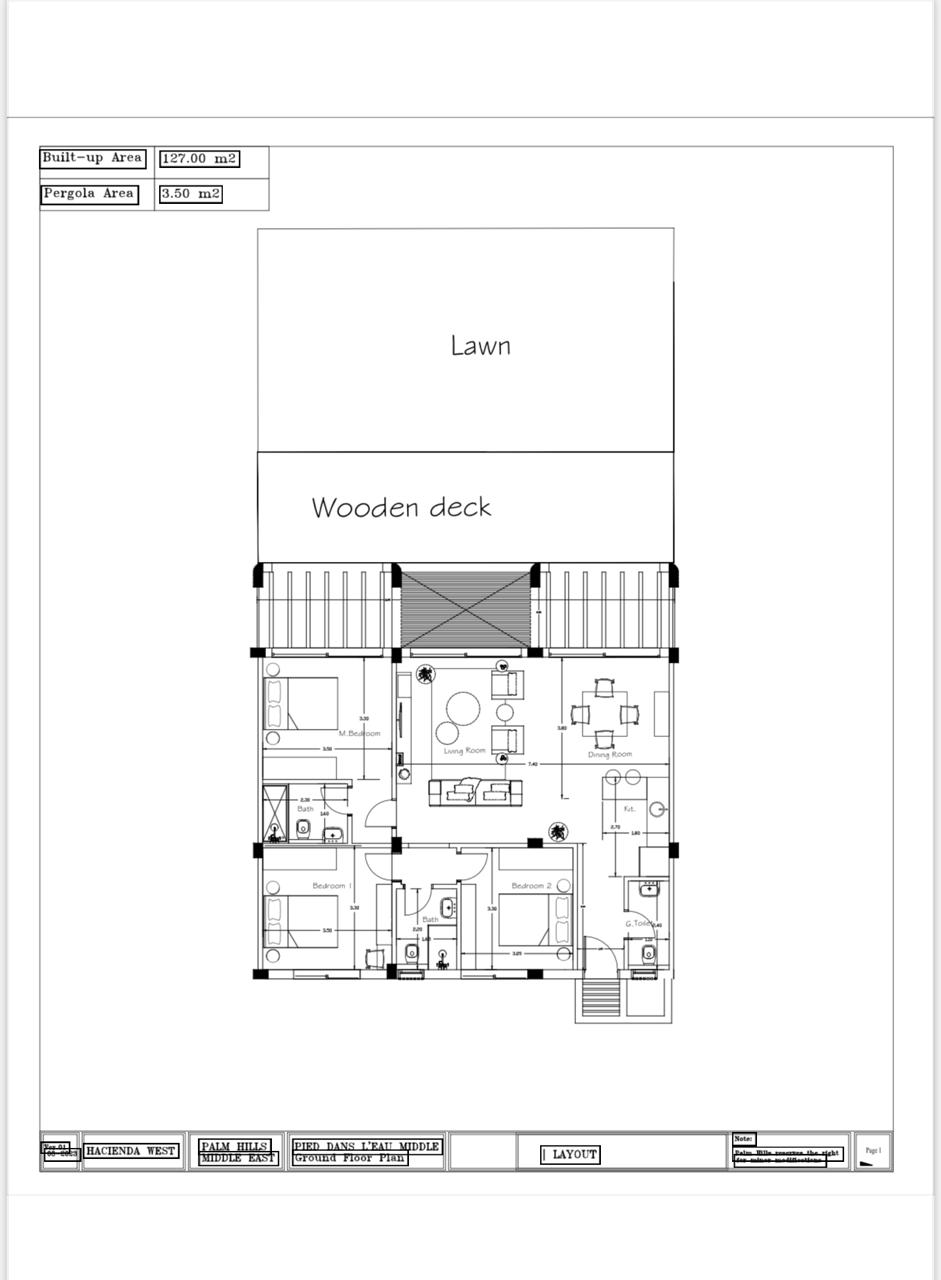 Floor plan for  at Hacienda West