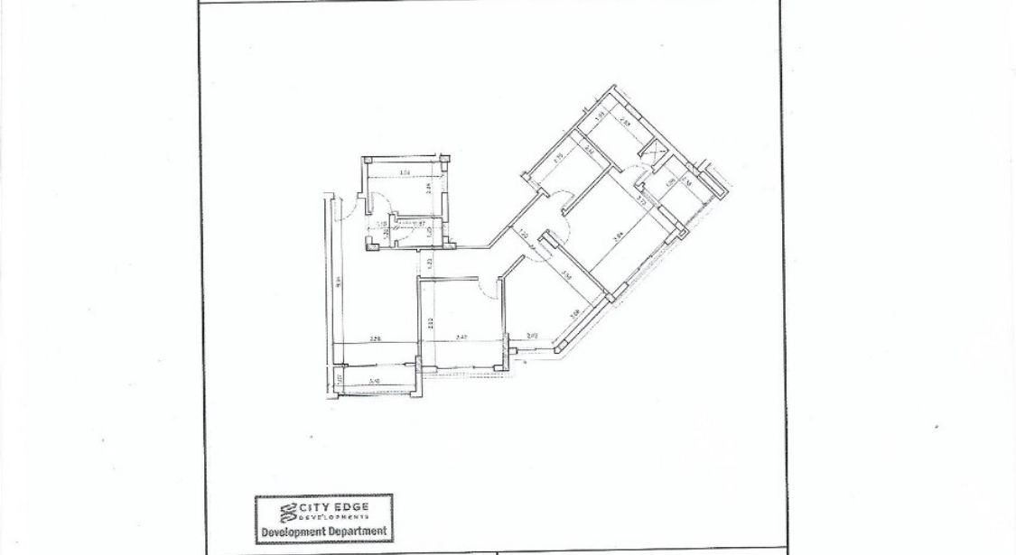 Floor plan for apartment at Al Maqsad Residences