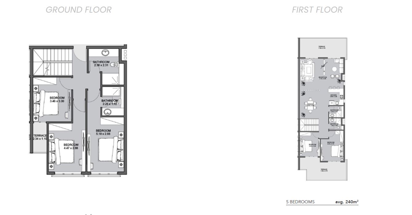 Floor plan for duplex at Direction white Phase one