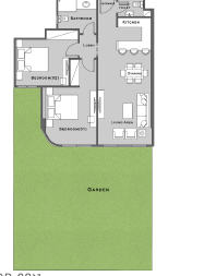 Floor plan for chalet at Jamila